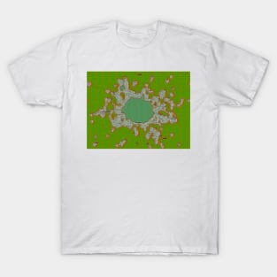 Green Paris Vintage Splat T-Shirt